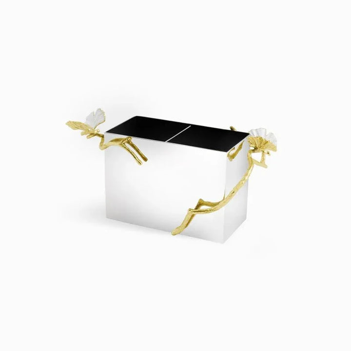 Butterfly Gingko Gold Cutlery Holder