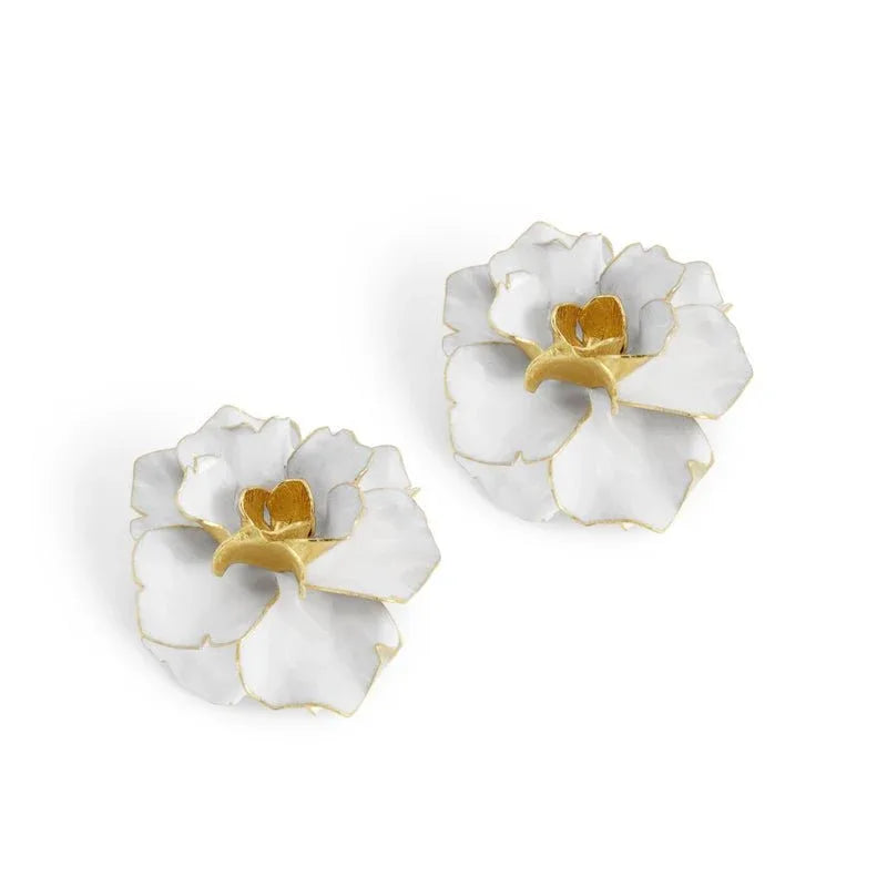 Gardenia Candleholders S/2