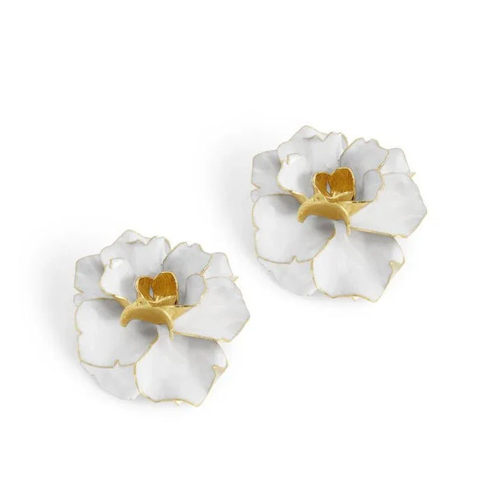 Gardenia Candleholders S/2