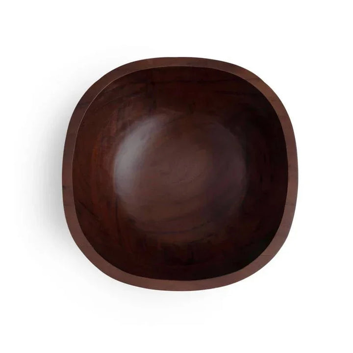 Reflective Wood Salad Bowl