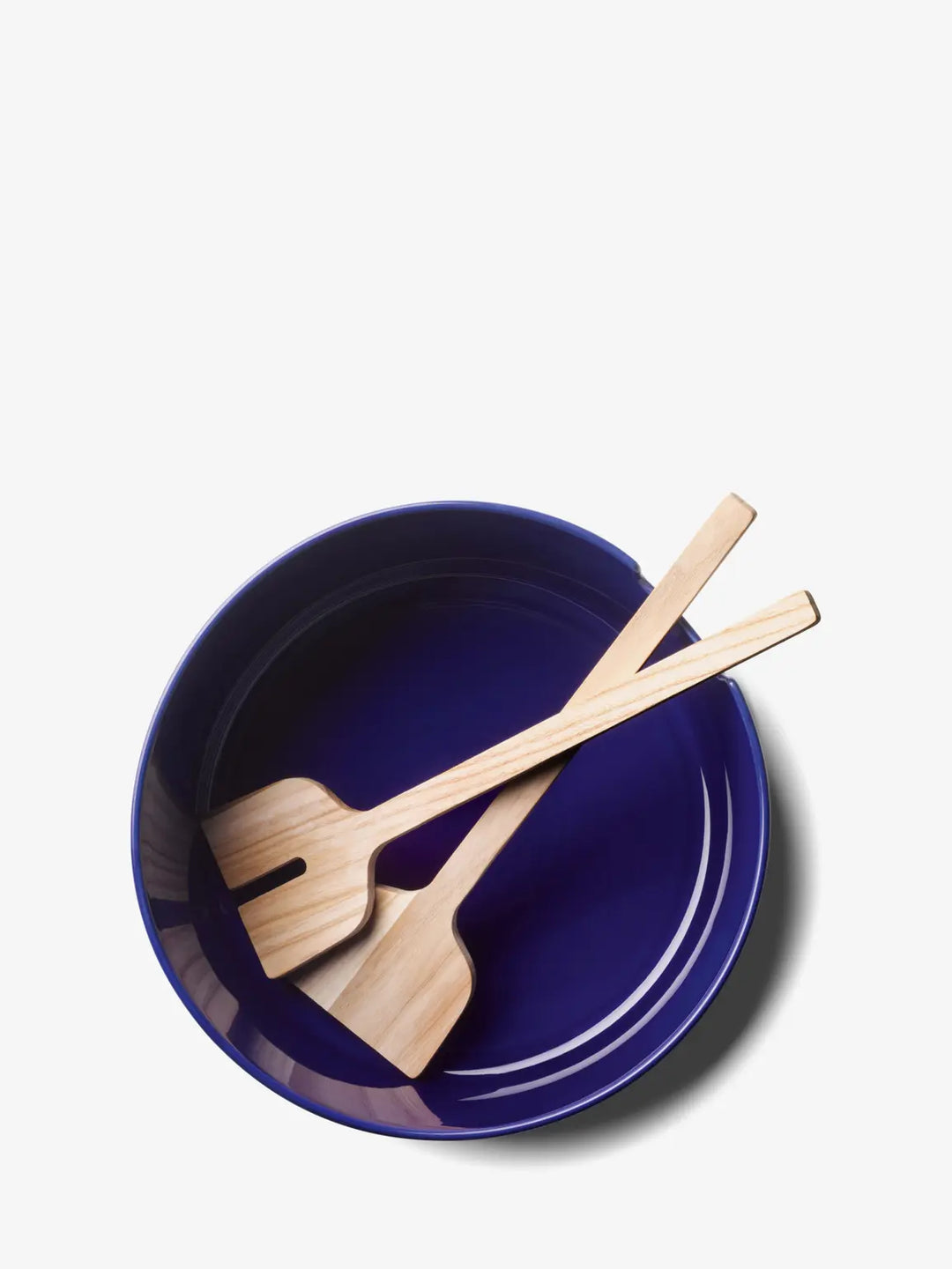 Collective Salad Bowl & Ash Servers dia:10.25in