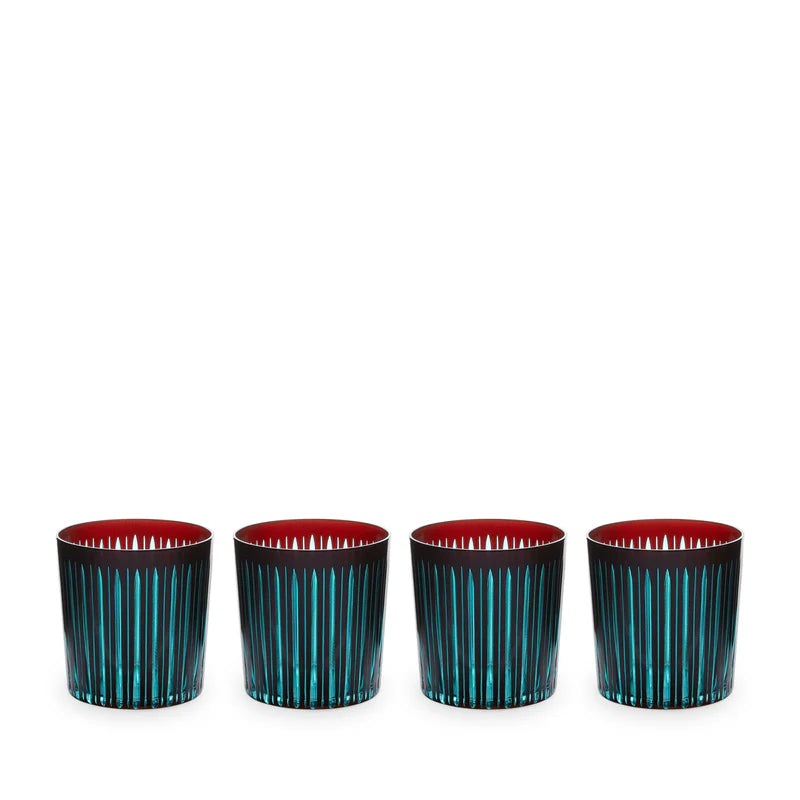 Prism Double Old Fashioned Glasses (Set of 4)