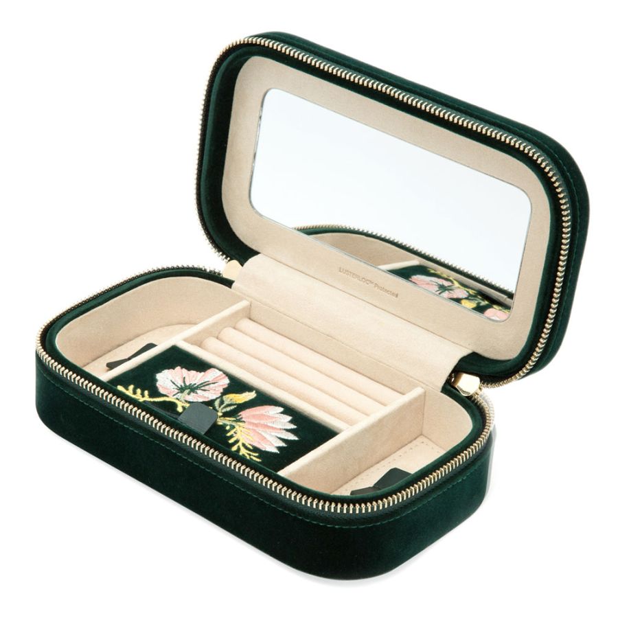 Zoe Travel Zip Jewelry Case