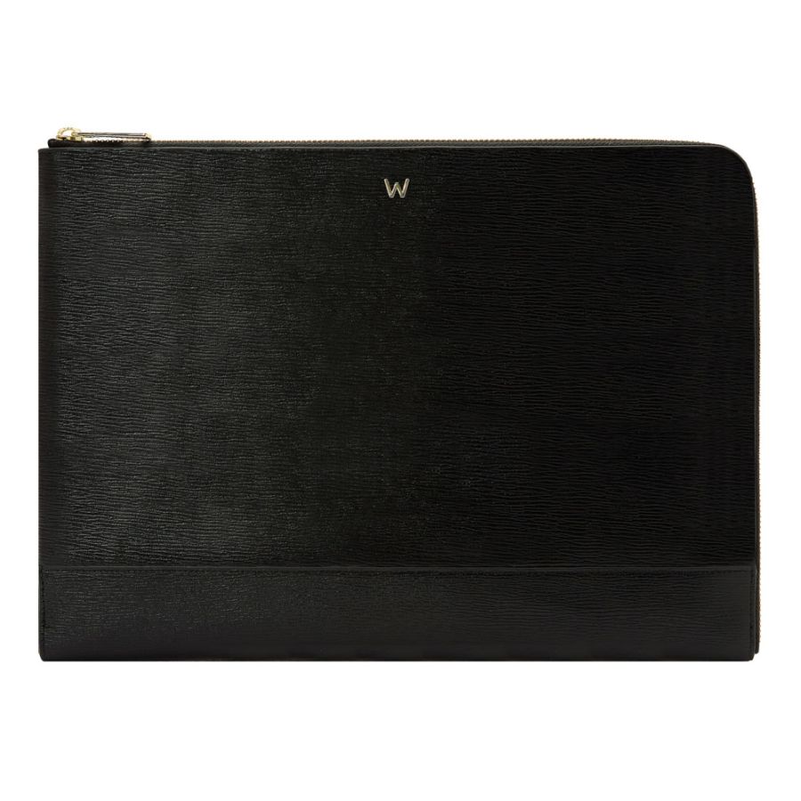 W Laptop Sleeve- Black