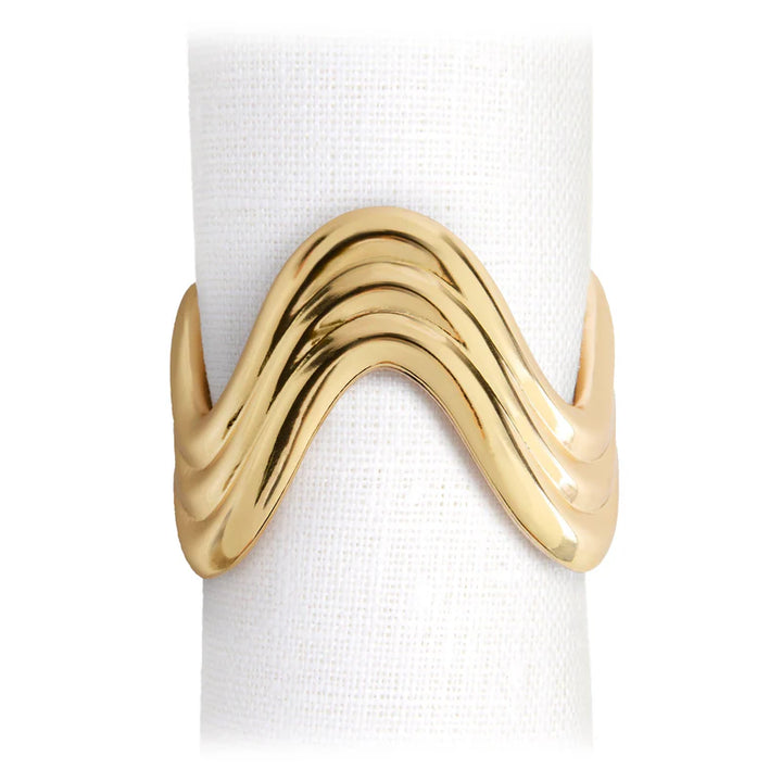 Ripple Napkin Rings (Set of 4)