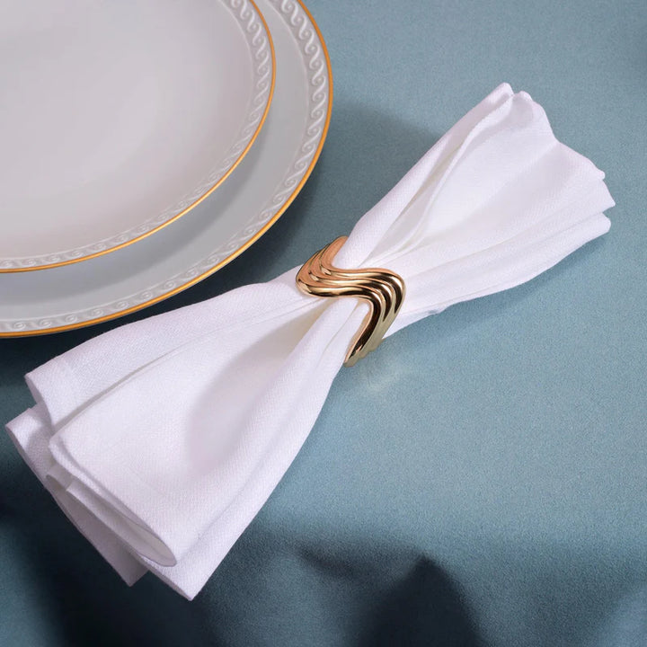 Ripple Napkin Rings (Set of 4)